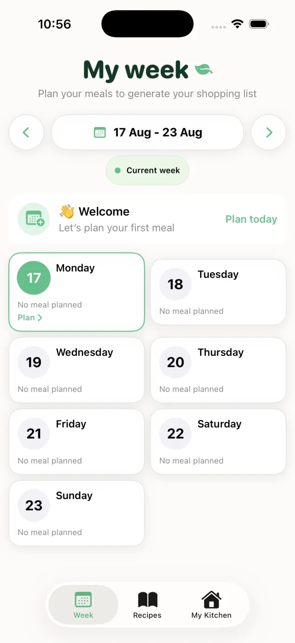 CooksyUp — week